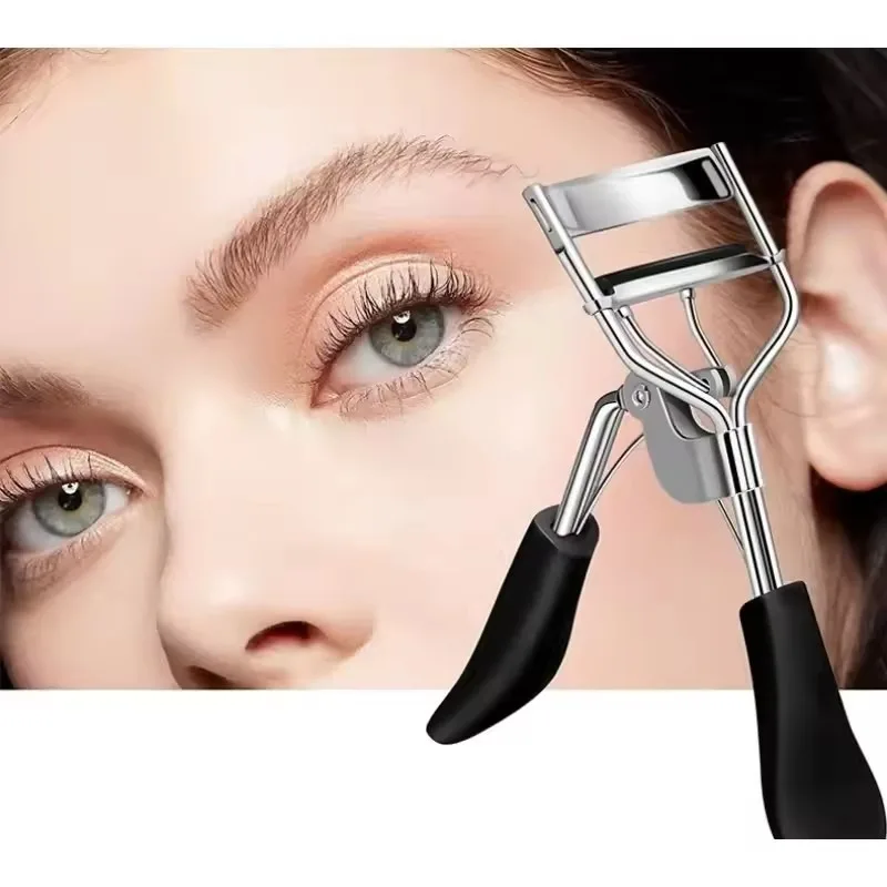 1Pc Professional Eyelash Curler Makeup for Women Natural Curl Eye Lash Curler Beauty Cute Handle Pink/Green/Black  C582