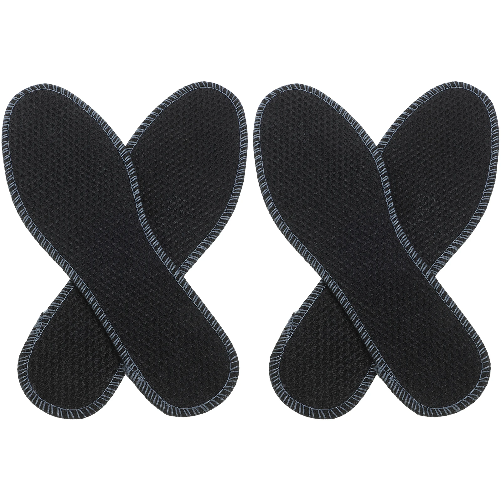 

Bamboo Charcoal Insoles 2 Pairs Absorb Sweat Deodorant Foot Care Shoes Cushion Anti Fatigue Aroma Practical Easy