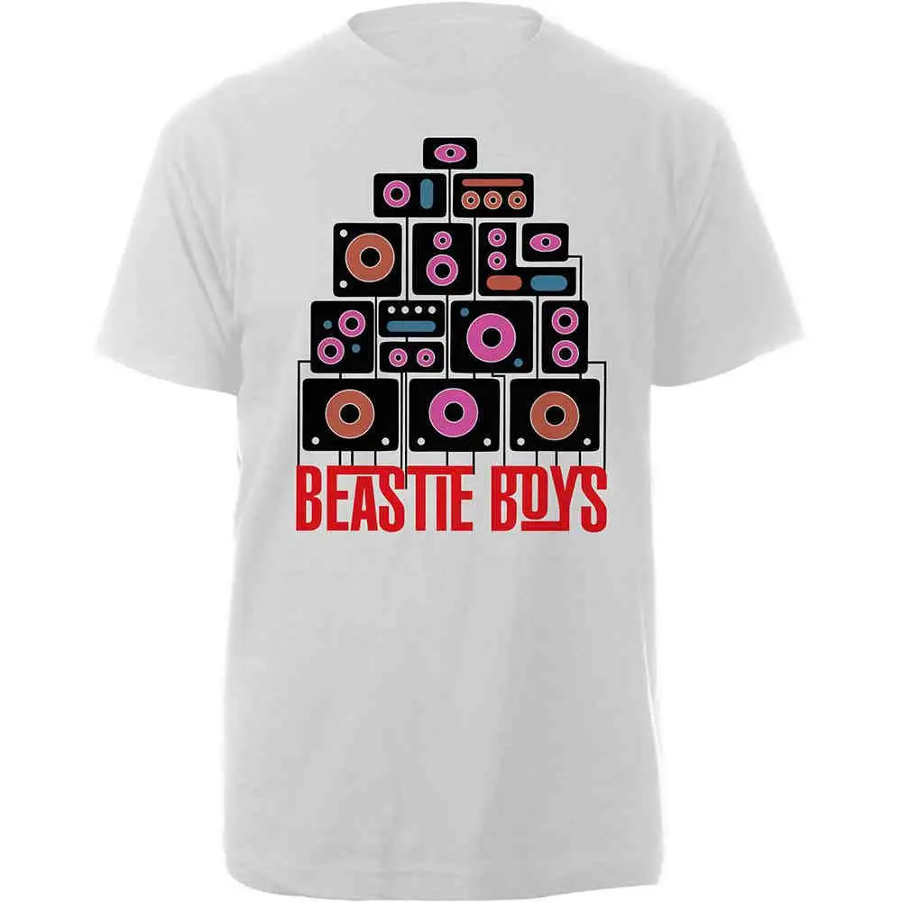 

The Beastie Boys Tape Mens Peripheral Pattern Printing Summer Luxury Brand Cotton Men's and Women's T-Shirts Short Sleeves