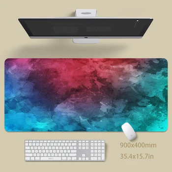 Mouse Pad Minimalist Large Gaming Mousepad Desk Mat XXXL Mouse Pad 31.4x11.8in Rubber Desk Pads Design Table Carpet Mousepads