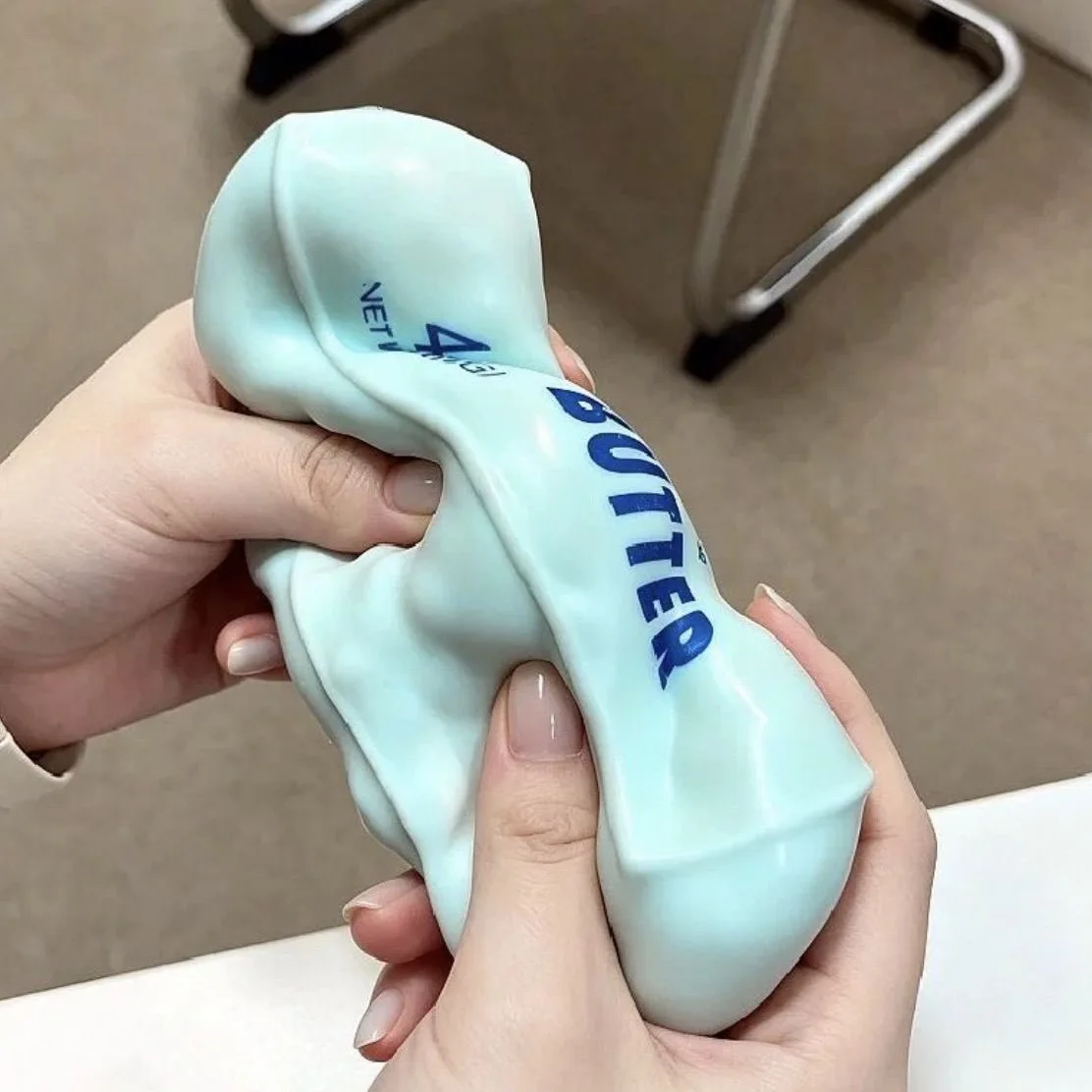 New Crispy Voice Controlled Stress Relieving Handmade Ball Butter Stick Simulation Food Toy Stress Relieving and Toy adult toys