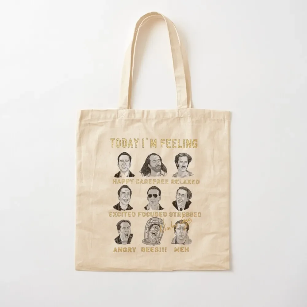 

Nicholas Cage - Nicolas Cage - Nick Cage - Nic Funny Feeling Tote Bag Handbags Women bags Tote Bag