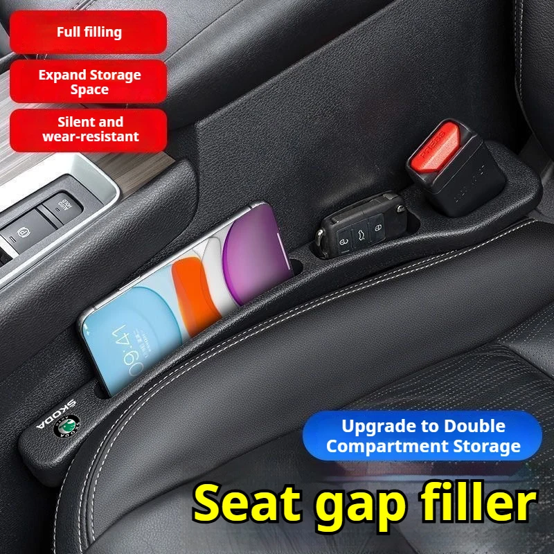 

1 Pair Universal Car Seat Gap Fillers for Skoda Octavia Kodiaq Kamiq Fabia RS Rapid Yeti Karoq Vision Auto Parts Tools