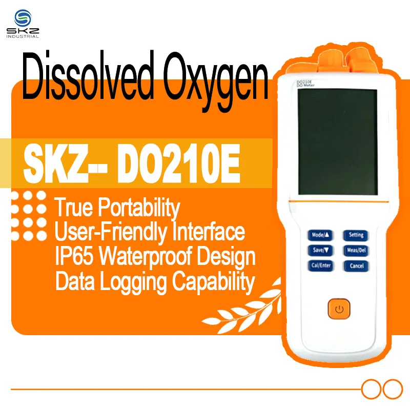 

DO210E Reliable Polarographic Dissolved Meter DO Meter with 200 Groups Data Sets and IP65 Waterproof for Outdoor Use