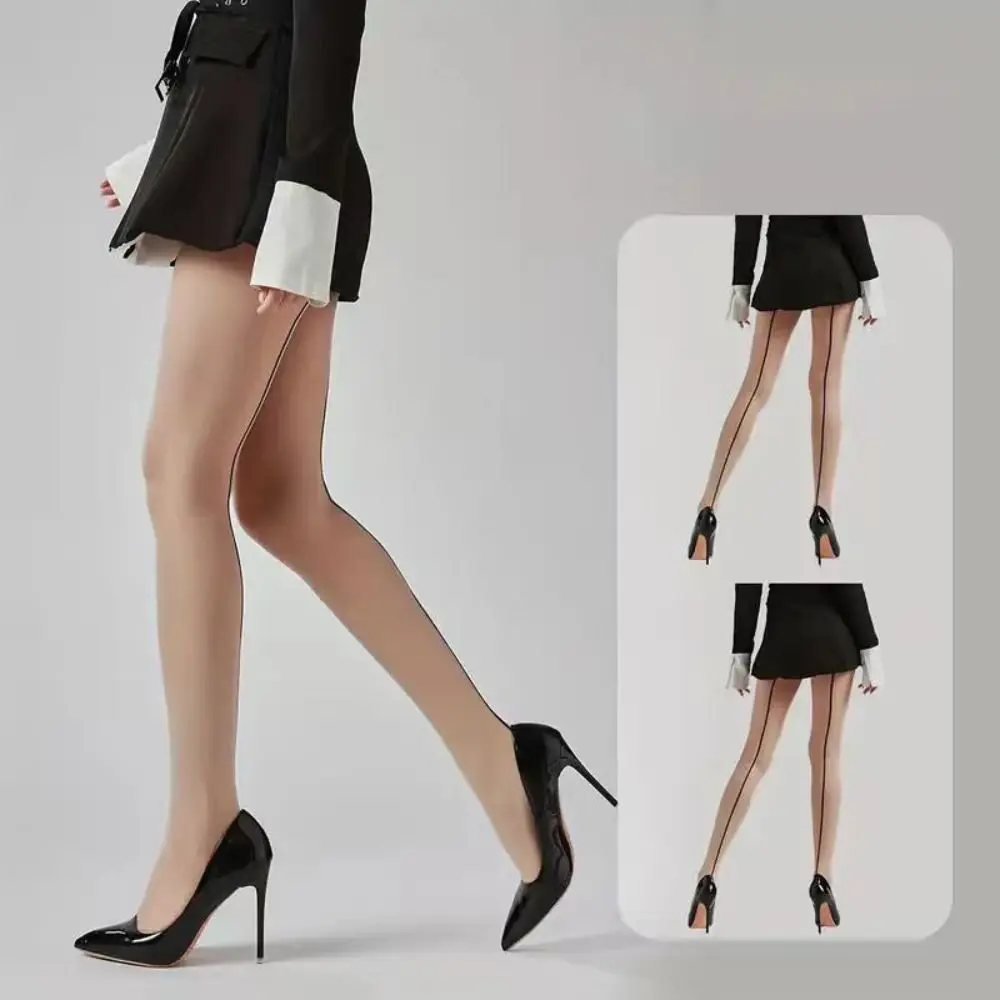 

Fashion Personality High Pantyhose Hollow Out Asymmetry Female Stockings Leggings Perspective Hottie Sexy Tights Women