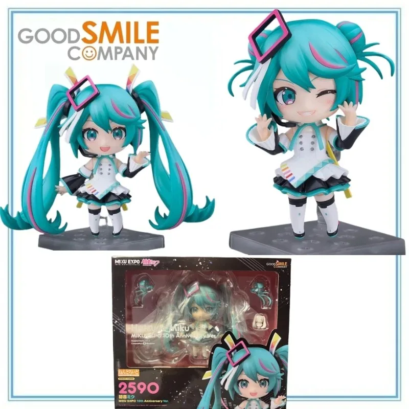 

GOOD SMILE COMPANY Original in Stock Vocaloid Hatsune Miku Nendoroid (#2590)Miku Expo 10th Anniversary Ver. Gifts Toys Model