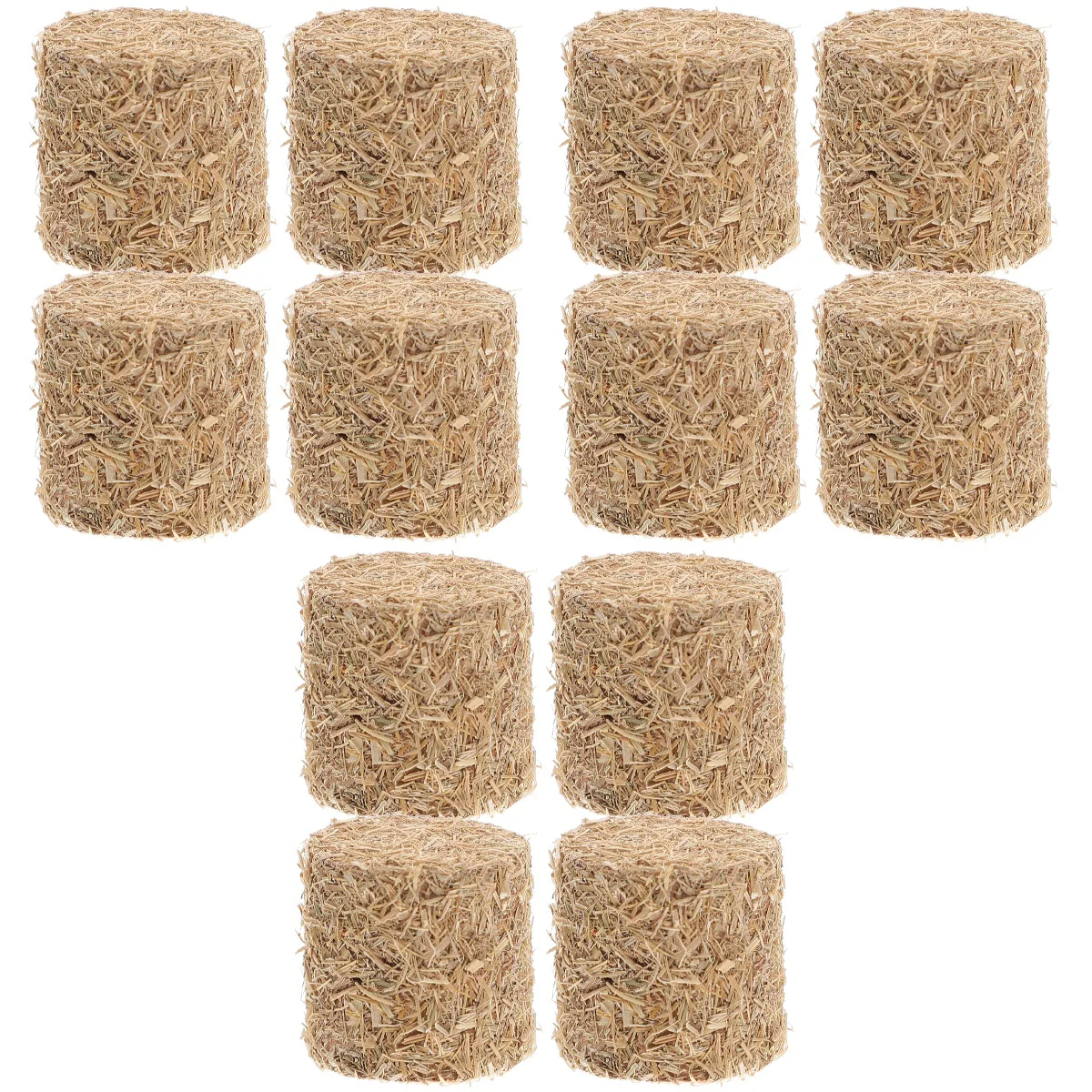 

3 PCS Mini Haystack Model Drysoon Party Adorn Crafts Table Fake DIY Sand Decor Wood Garden Ornament Office Scene Adornment Yard