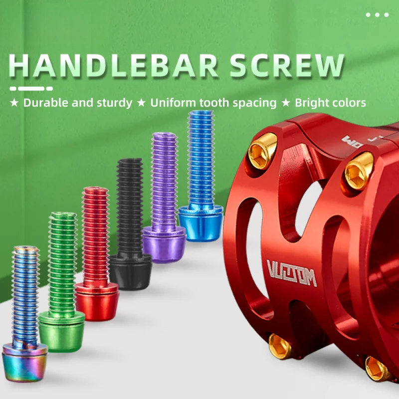 

Цветные винты виноса из алюминиевого сплава с покрытием для горного велосипеда M5 * 18 мм, универсальные винты и крепежные детали