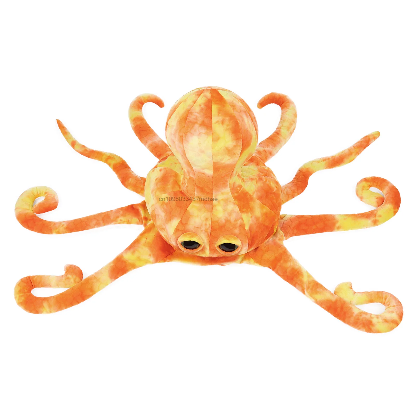 Octopus Plush Hat for Adult Funny Sea Animal Squid Headwear Soft Octopus Tentacle Cap Party Cosplay Costume Photo Booth Props