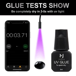 JOMAY Black UV Glue Eyelash Extension Supplies UV Lash Glue TOP Brand High quality new product adhesive Customized