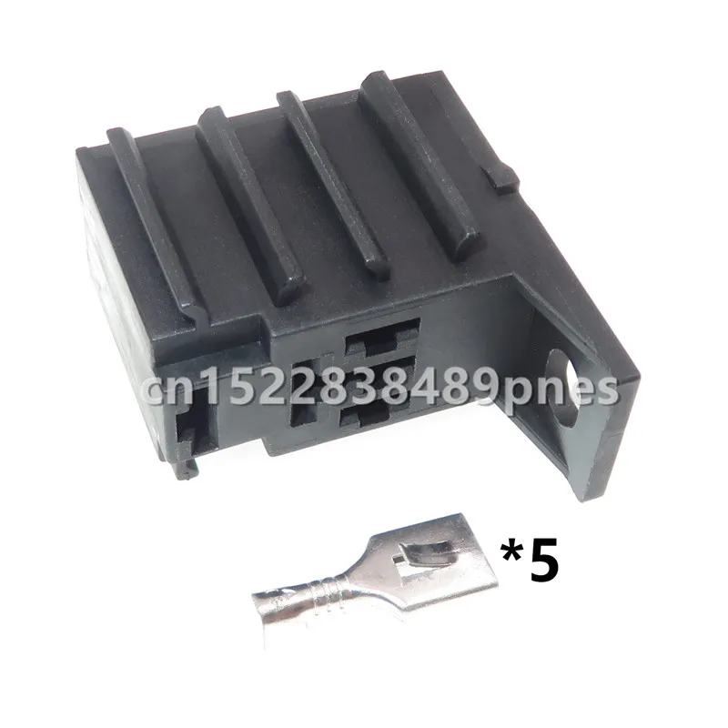 5 Pole Relay Plug Composite Socket Automotive Modification Accessories Auto Cable Unsealed Connector