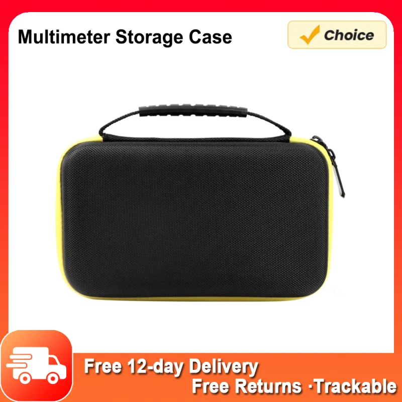 Multimeter Storage Case Carrying Storage Bag for Multimeter Protective Hard Case Replacement for Fluke F117C/F17B+/F115C