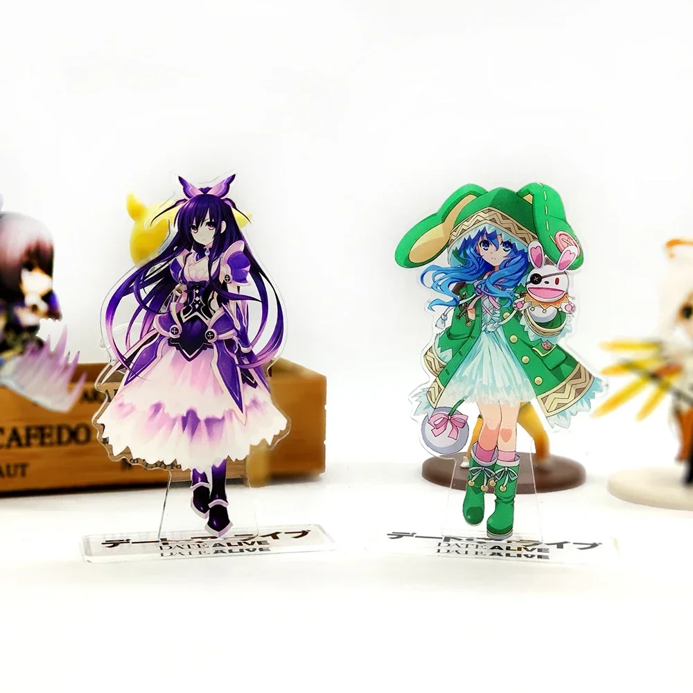 Yatogami Tohka Hermit Yoshino  acrylic standee figurines desk decoration cake topper anime