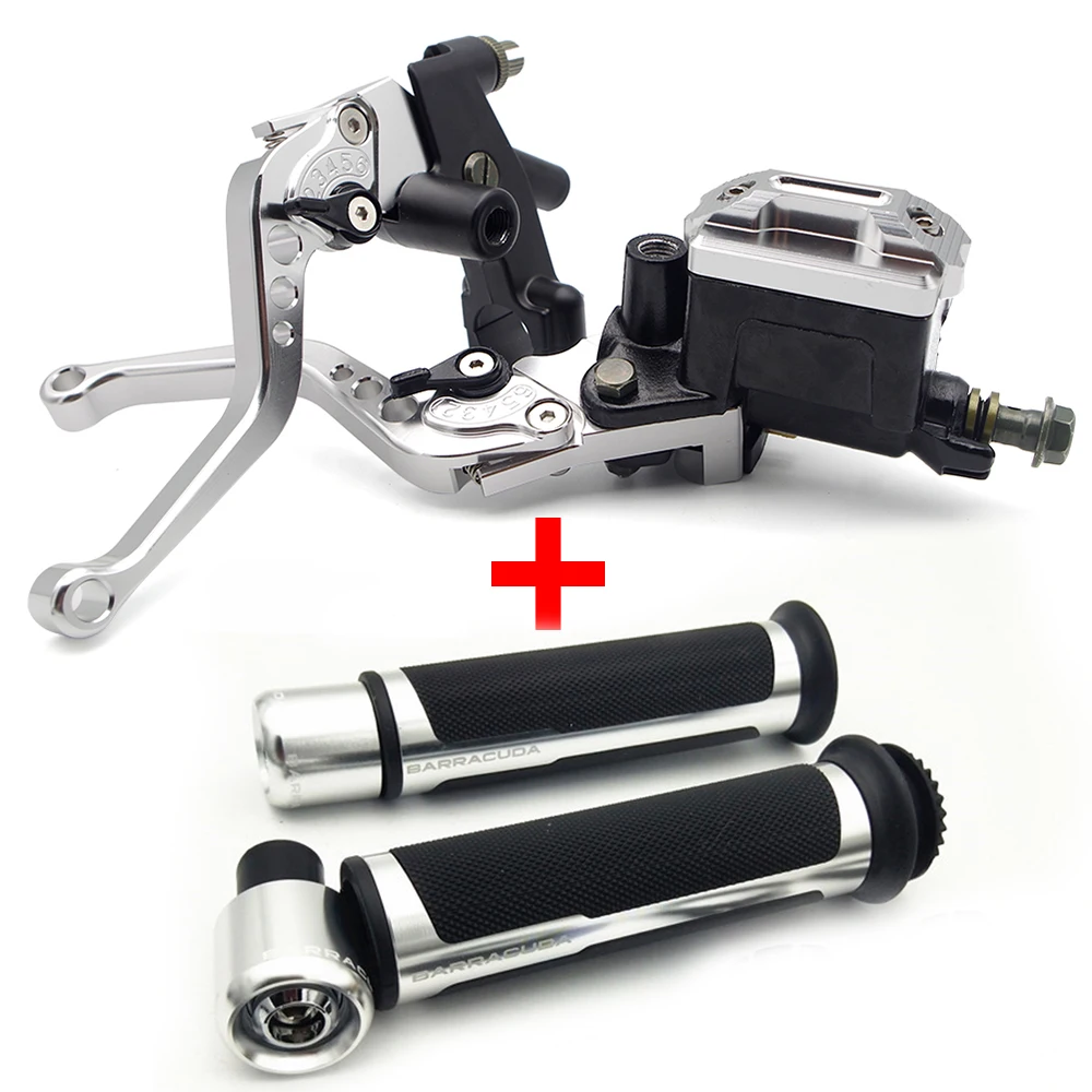 

Motorcycle Break Clutch Lever&Handlebar Grip Accessories For KAWASAKI versys 650 vn800 vulcan s 650 ninja 400 z750 vulcan 500