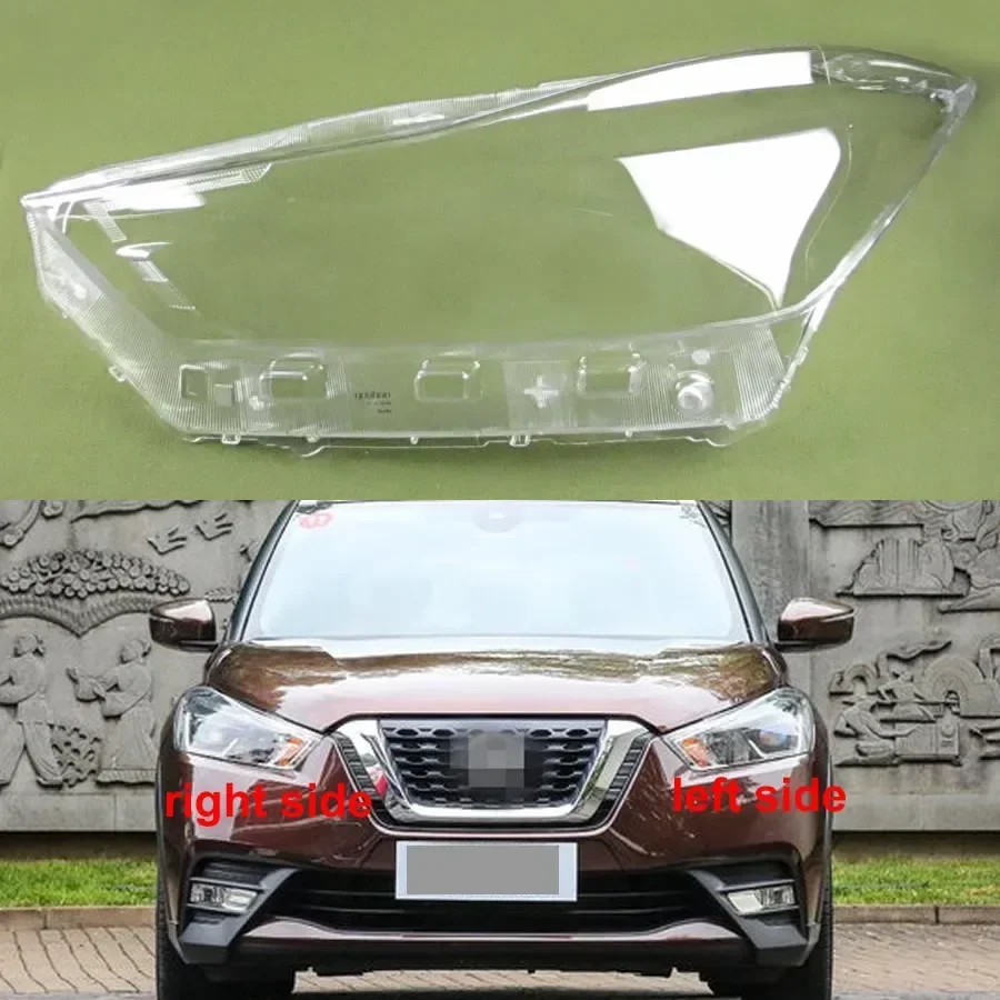 

For Nissan Kicks 2017 2018 2019 Front Headlight Cover Transparent Lens Headlamp Shell Replace The Lampshade Plexiglass