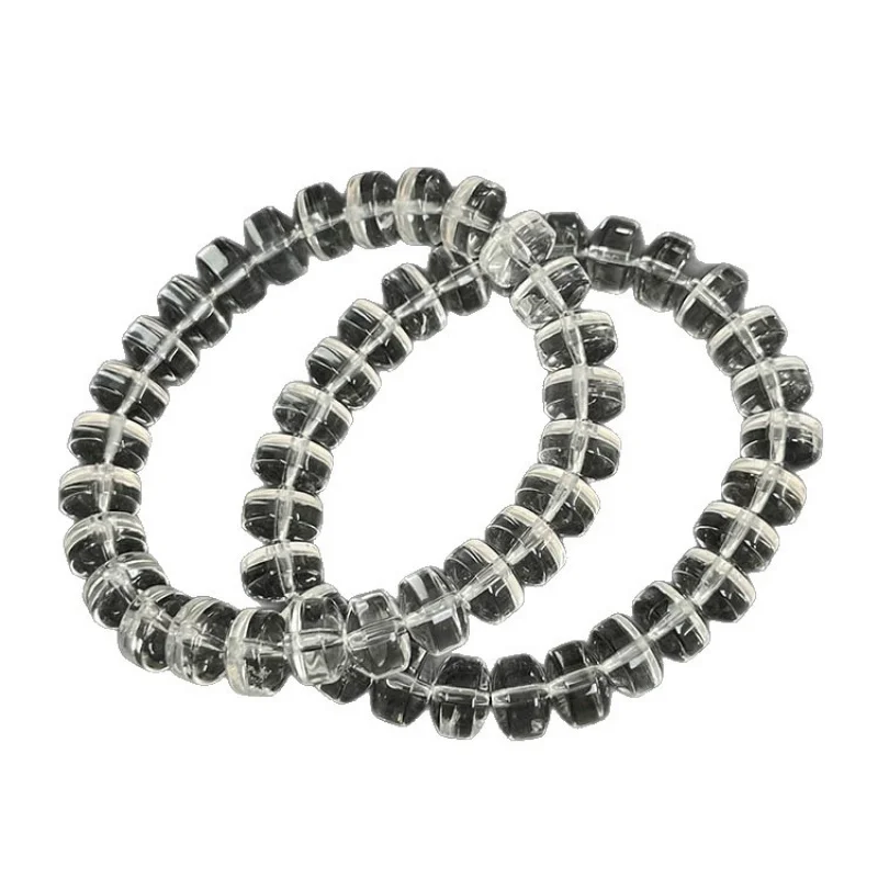 الطبيعية الأبيض عجلة الطب اللوحي القرص سوار قلادة اليد سلسلة مجوهرات فضفاض الخرز الملحقات الفضاء