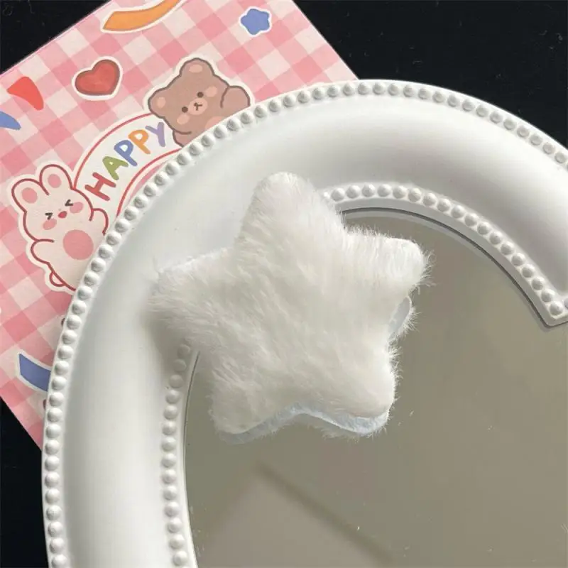 10/5/3/1PCS Soft Plush Star Sweet and Cute Japanese Style Hair Clip Headpiece Hair Card Styling Tools