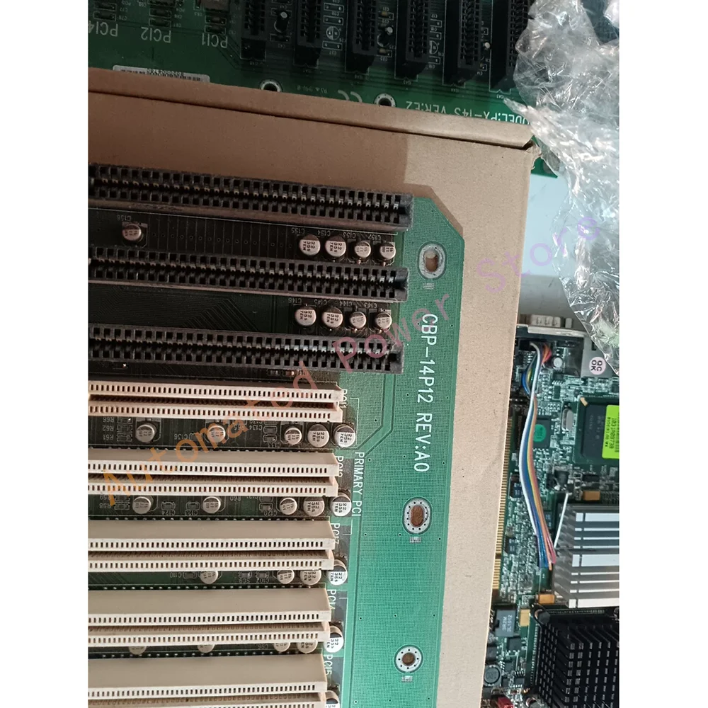 CBP-14P12 REV: A0 Industrial Control Computer Motherboard 12 x PCI Slots Green PCB Board