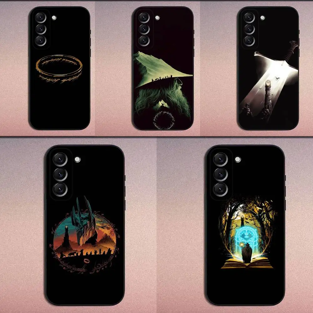 

The Lord of the R-Rings Map Phone Case For Samsung Galaxy A20,A21s,A22,A31,A32,A52,A53,A72,73,A80 Soft Black Cover