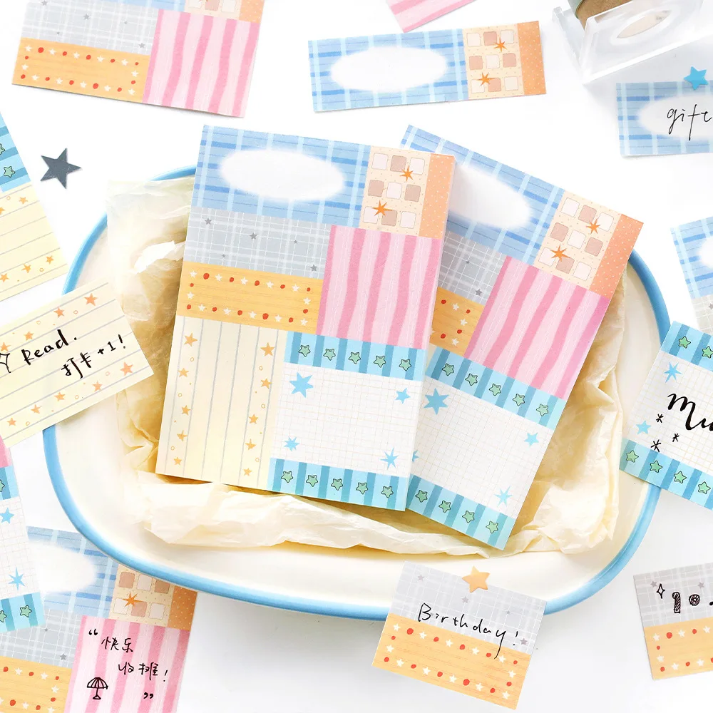 

80 шт./лот блокноты материал бумага звездный свет фрагменты мусорный журнал бумага для скрапбукинга ретро фон