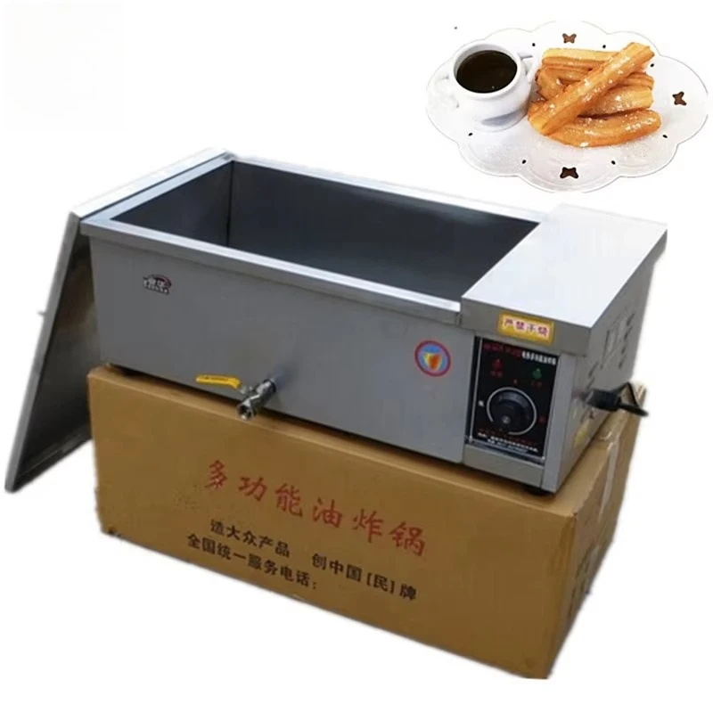 Commercial 25L Capacity Chicken Deep Fryer Spiral Potato Frying Machine For Fried Food