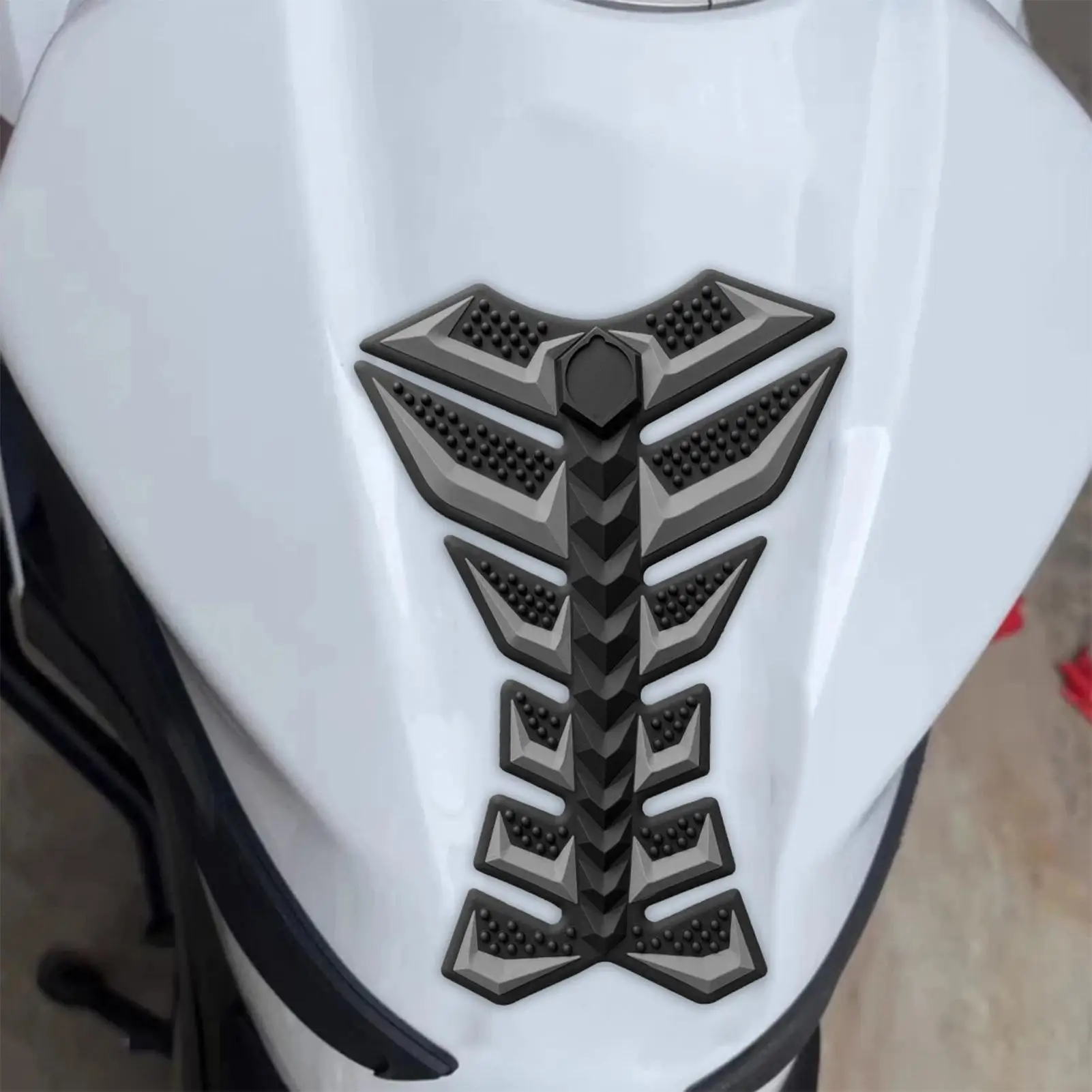 Motorcycle Decals 3D Rubber Pad Protector Adhesive Motorcycle Tank Pad Sticker For Adults Oil Tank Street Car Modification