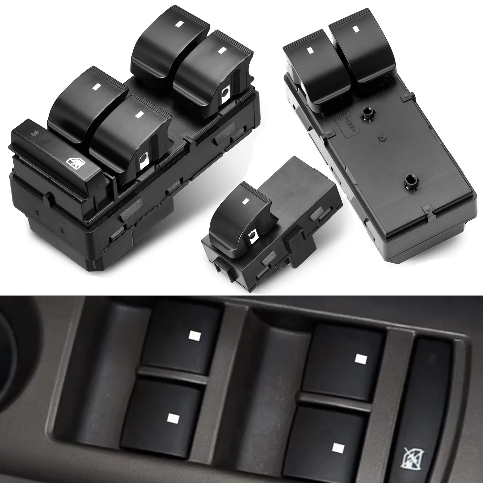 20945129 20945132 22895545 Driver Passenger Power Master Window Lifter Control Switch  For Chevy Silverado GMC Sierra Yukon