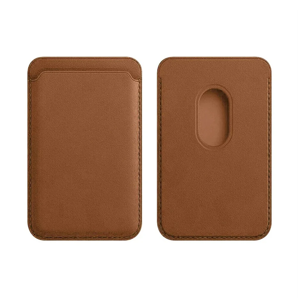 Offizielle Magnetische Feingewebte Kartenhalter-Lederbrieftasche für iPhone 18 17 16 15 14 13 Pro Max Samsung S26 S25 S24 Ultra Plus Hülle