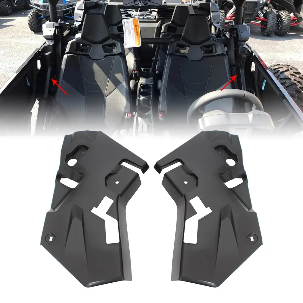 UTV Front Central Door Trim Inner Cover For Can-Am Maverick X3 MAX Turbo R RR 2017-2020 Accessories ABS Plastic 2Pcs