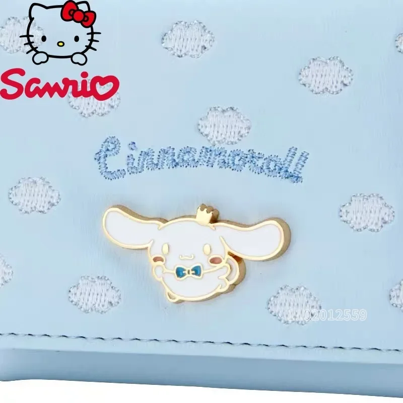  Cinnamon Roll New Mini Folding Wallet Luxury Brand Fashion Trend Women's Mini Wallet Cartoon Cute 3D Women's Zero Wallet