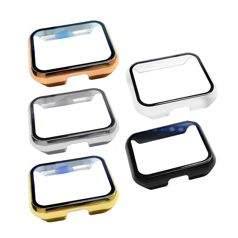 Protective Hard for Case for RealmeWatch 2 for Smart Watch Scratch-resist Shock Frame Full Coverage One-piece Bumpe