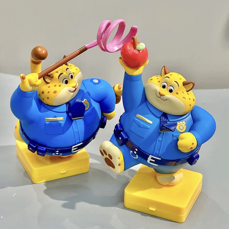 

Crazy Zootopia Benjamin Clawhauser Lucky Series Seal Blind Box Desktop Trendy Ornament Birthday Gift Decor Girl Kid Boy Cute Fun