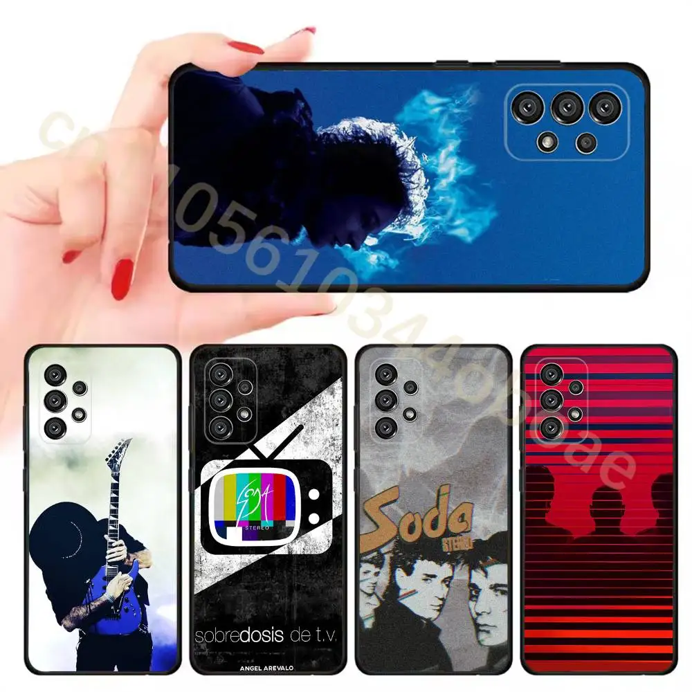 Gustavo Cerati Soda Stereo Phone Case for Samsung Galaxy A20,21s,22,31,32,52,71,80,A91,5G Colorful Cover Smartphone Pretty