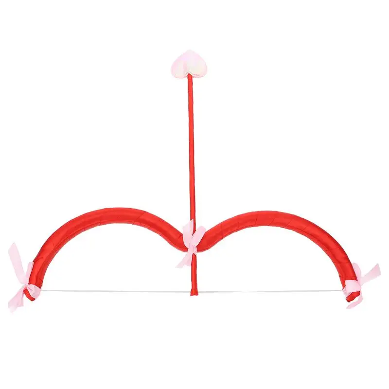 Cupid Bow Arrow Cupid Cosplay Costume Valentine’ S Day Children Cupid Cosplay Accessory Cupid Bow Arrow Performance Supplies