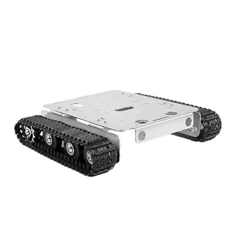 Robot Tank Chassis Intelligent Car Stainless Steel Track Multi-function Car Body Diy For Arduino Project