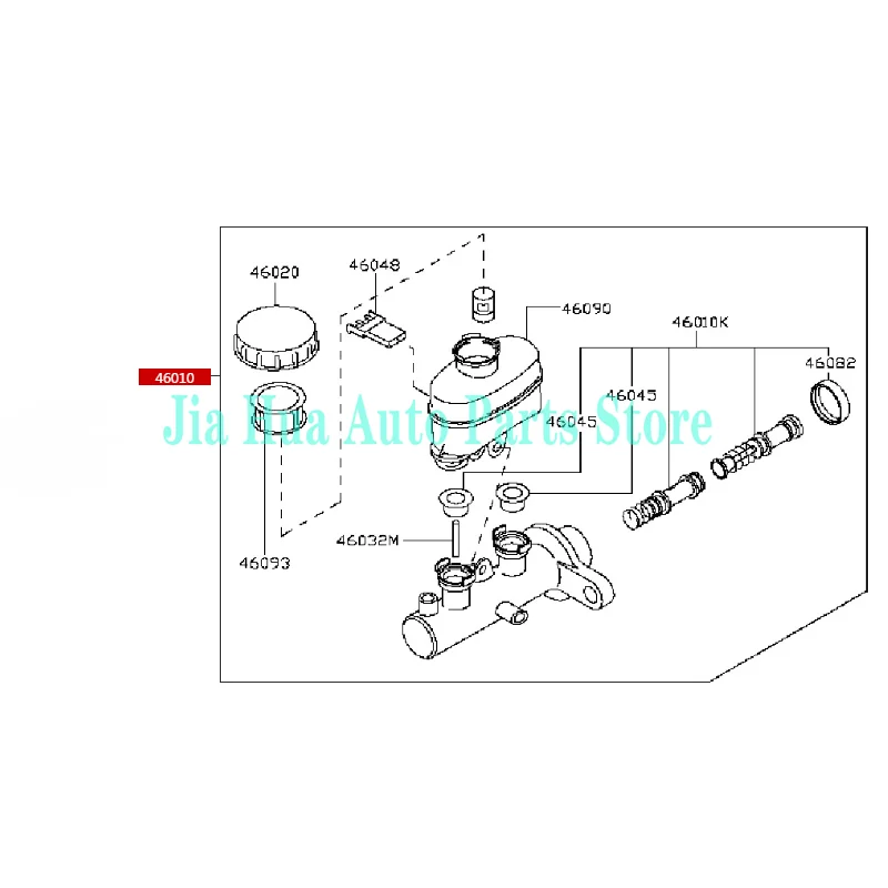 46010-95F0C Fit For Nissan Almera Classic B10 N16 Brake Master Cylinder 4601095F0C 46010 95F0C