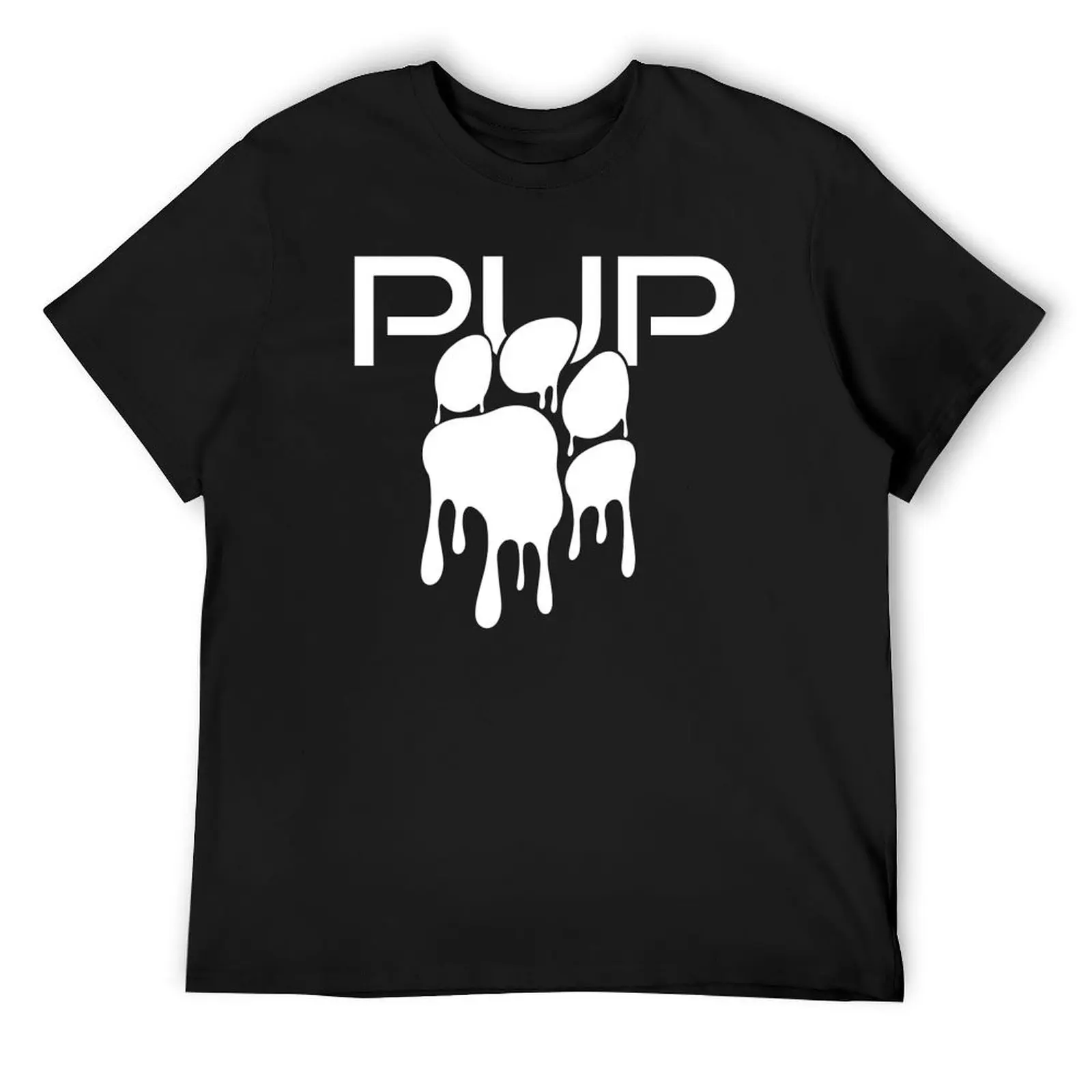 

White 'PUP' Kinky Paws T-Shirt Aesthetic clothing quick drying oversized t shirt anime clothes funny t shirts for men