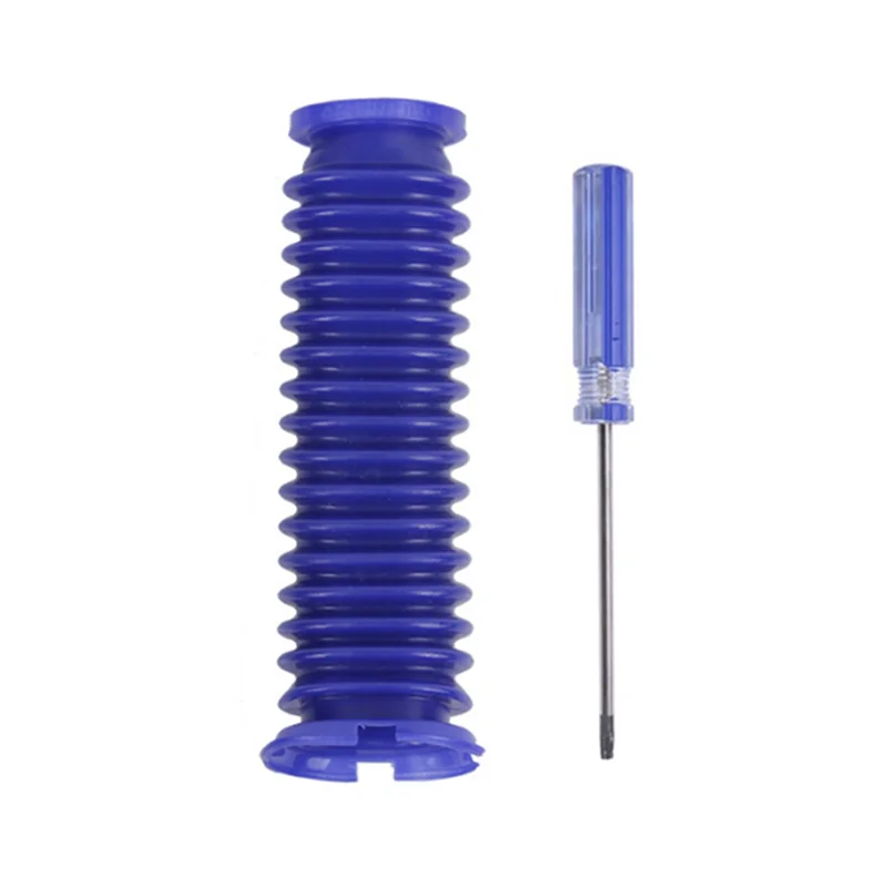 KEOL-Dyson Omni-Glide 소프트 벨벳 롤러 흡입 헤드 블루 호스 교체 홈 청소 진공 청소기 액세서리