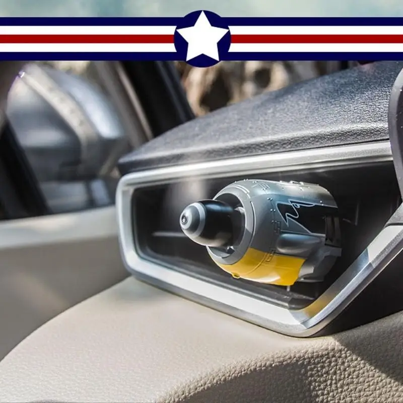 Aircraft Inspired Auto Air Diffuser Features Moving And Refillable Scent R6FB