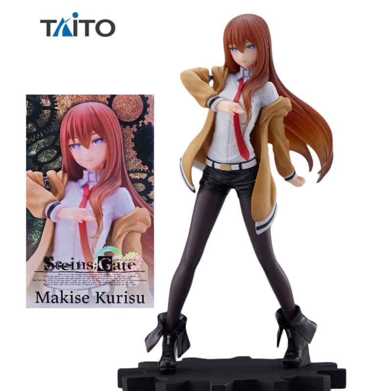 

In Stock Original TAiTO Coreful Steins;Gate Makise Kurisu Anime Figure Model Collection Doll Ornaments Toy Gift for Kid