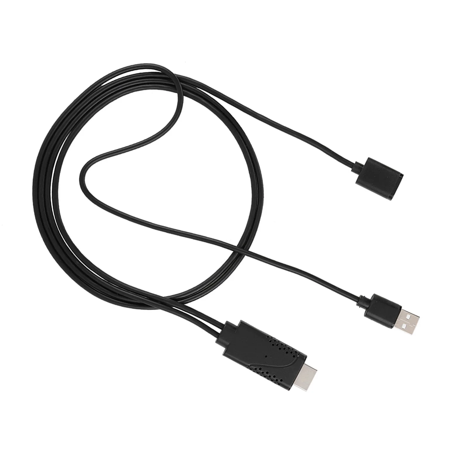 Премиум 2 в 1 1080P USB-переходник «мама» на HDMI «папа» Кабель-переходник Plug and Play Высокоскоростной для iPhone Android Домашний кинотеатр Офис