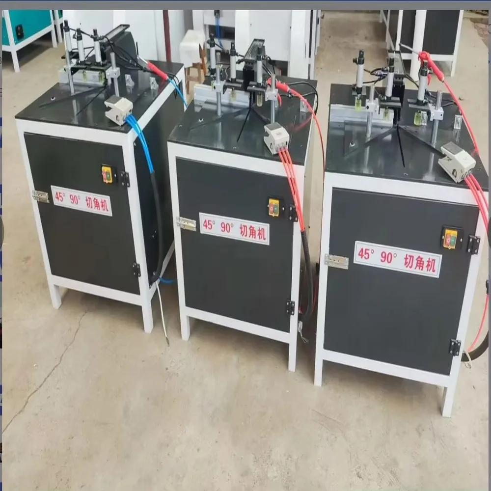 45 Degree 90 Degree Angle Cutting Photo Frame Metal Angle Cutter Notching Machine For Aluminium Wood Profile Hot Sale