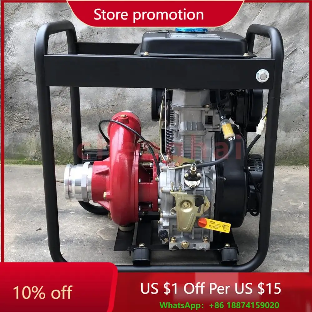 

GEEMKA Centrifugal Pump 3Inch 80mm 13HP 92m Head High Pressure Electric Diesel Fuel Water Pump