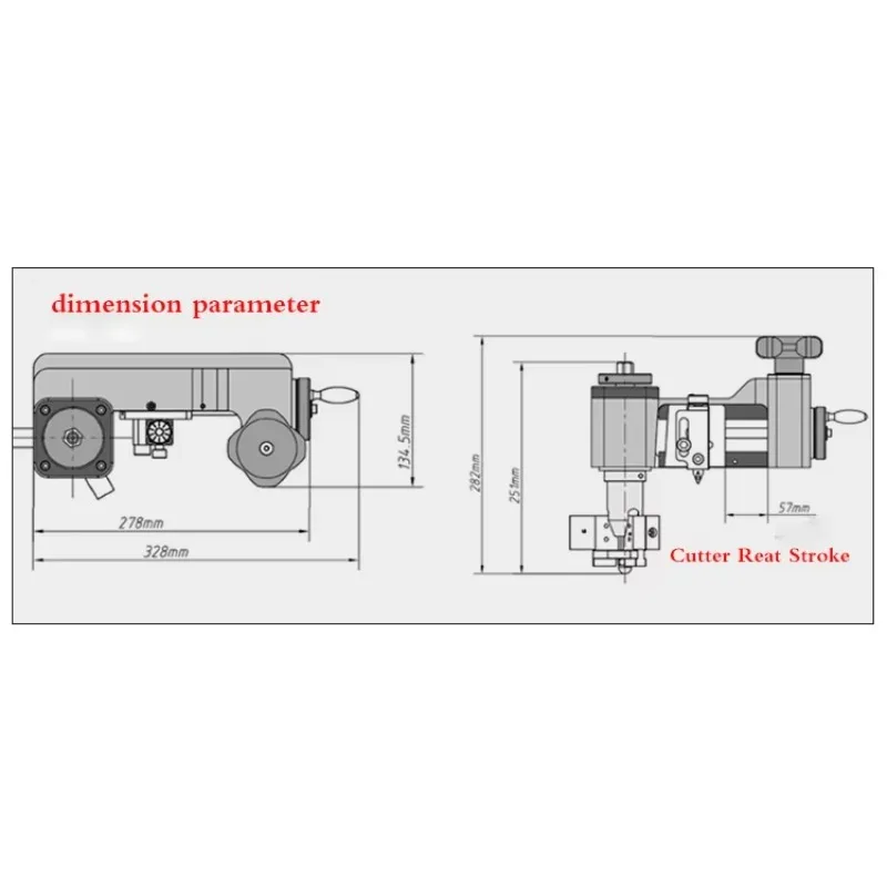 Portable Manual Flange Facer Hand Power Facing Machine for 27-355mm MFC-350