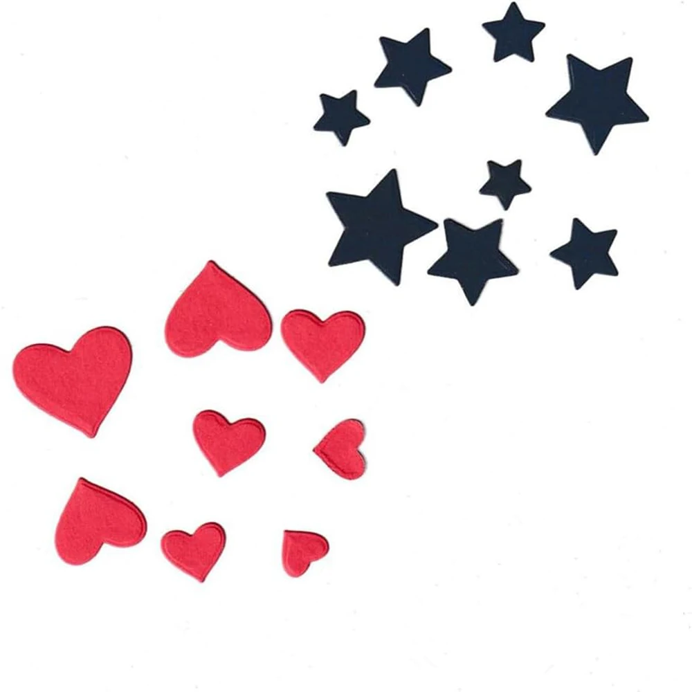 

New2024 pattern Metal Cutting Dies DIY Scrapbooking Photo Album Embossing Craftsblade for Love Star type Decorative StencilAlbum