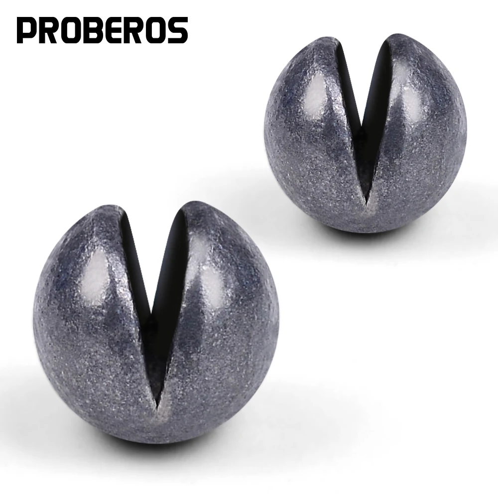 PROBEROS 100 قطعة 0.5 جرام-5 جرام قابل للتعديل سبليت النار الغطاسون الصيد الأوزان باس سمك السلور معالجة اكسسوارات المياه المالحة المياه العذبة Pesca
