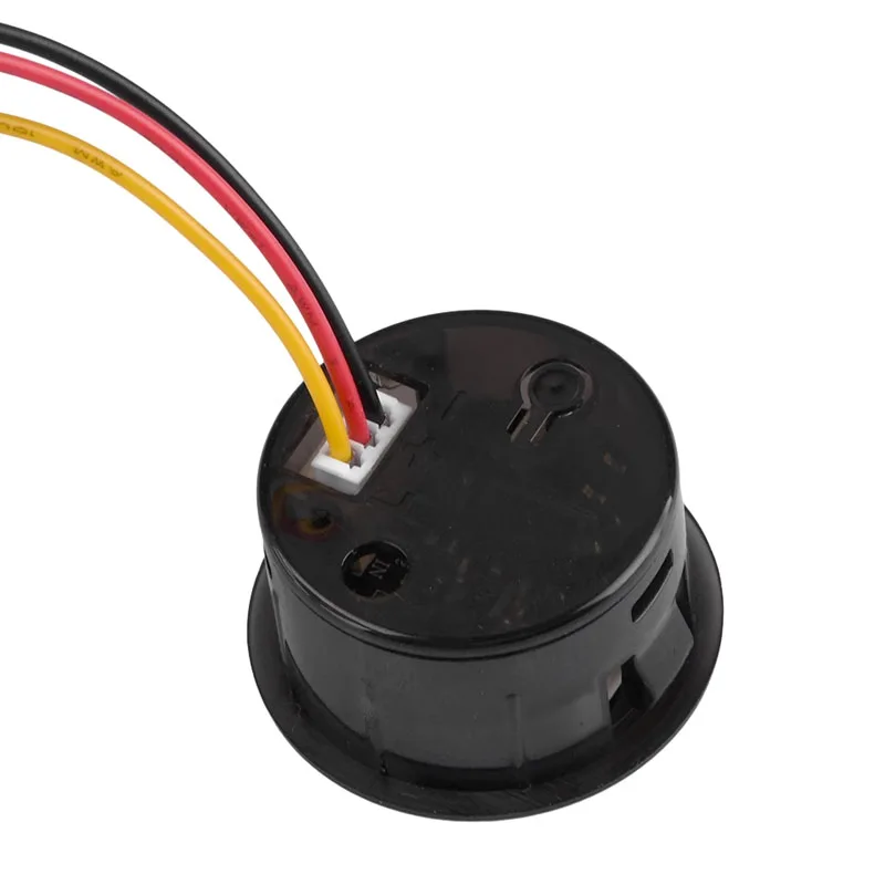 Car Voltmete DC 4-100V LED Digital Display Circular Voltmeter DC Digital Display Voltmeter with Reverse Connection Protection