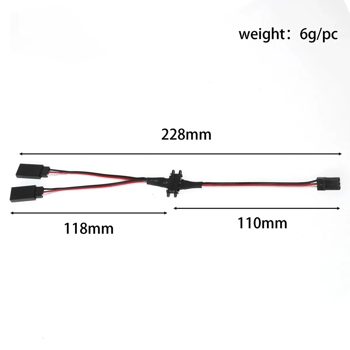 كابل تمديد JR مغناطيسي من 1 إلى 2 Y R401Cable لنماذج RC