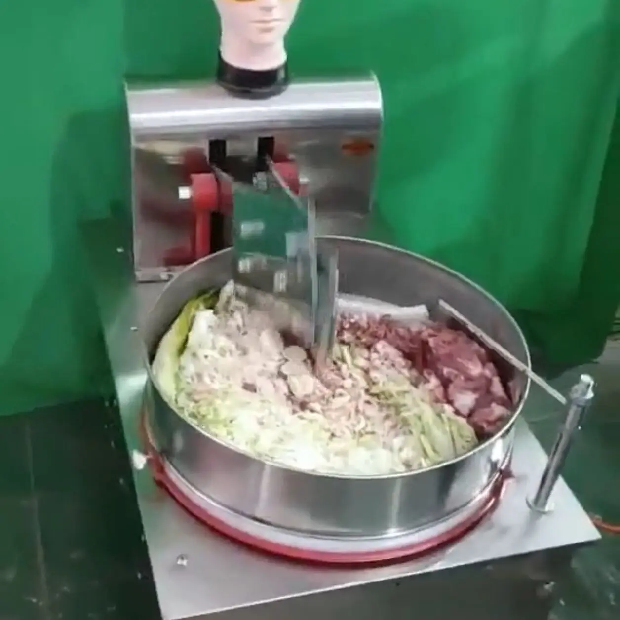 레스토랑 상업용 고기 분쇄기 고기 절단기 로봇 커터 기계 상업용 고기 채소 절단기