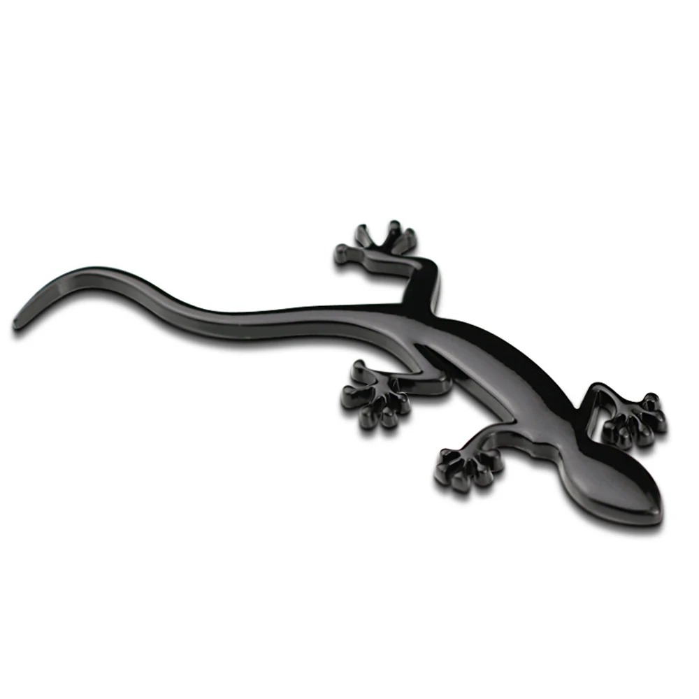 DSYCAR 1Pcs 3D Metal Gecko Car Side Fender Rear Trunk Emblem Badge Sticker Decals for JEEP BMW Nissan Audi VW Ford Honda Car New